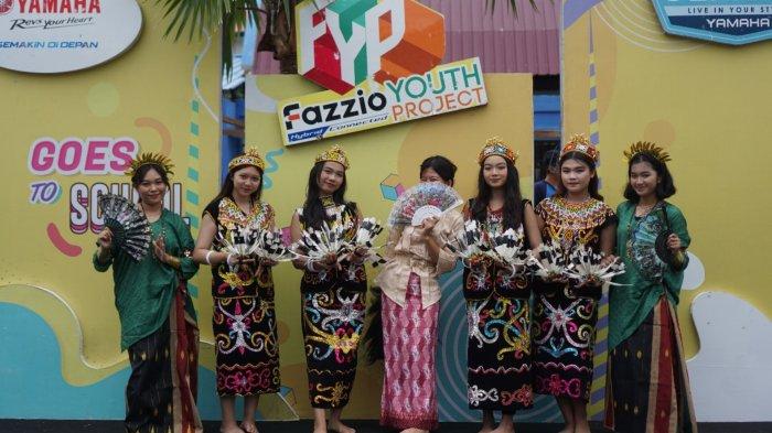 Keseruan acara FYP (Fazzio Youth Project) di SMK Negeri 8 Samarinda