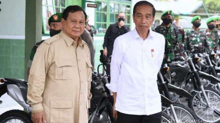 KABINET PRABOWO-GIBRAN - Presiden Jokowi bersama dengan Menhan Prabowo beberapa waktu lalu. Presiden Joko Widodo (Jokowi) mewariskan utang jumbo untuk Prabowo. 