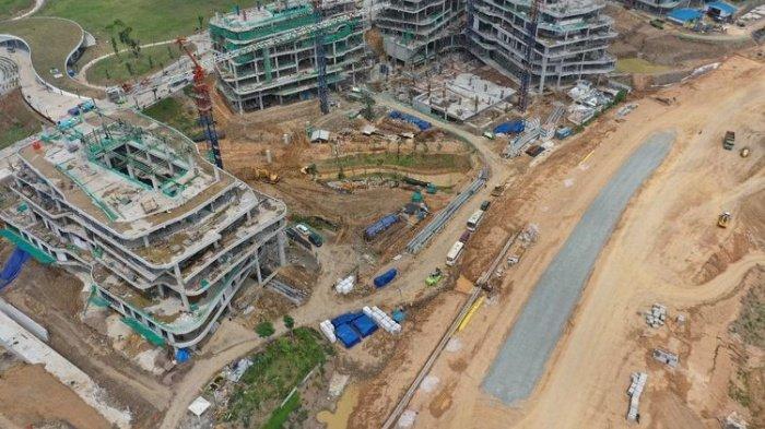 IKN DI KALTIM - Proyek Kantor Kementerian Koordinator 3 di Kawasan Inti Pusat Pemerintahan (KIPP) di IKN Kaltim. 