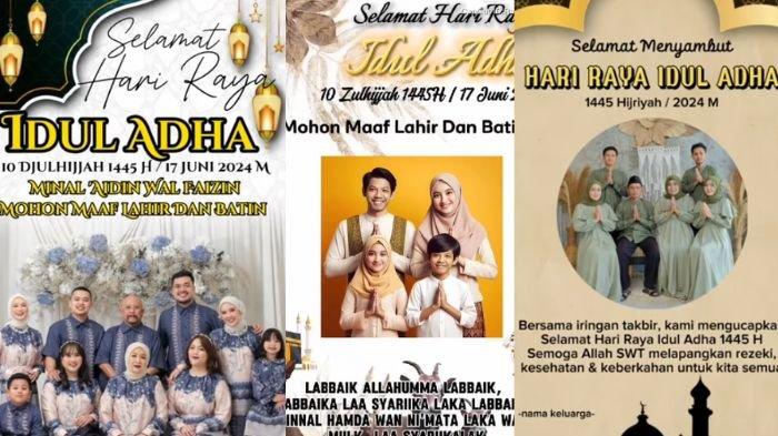 Template CapCut, pasang foto ke twibbon video untuk ucapan Idul Adha 2024 dan bagikan ke medsos.