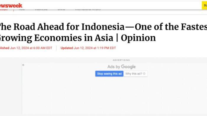 PRABOWO TAK BAHAS IKN - Opini Prabowo di media asing, Newsweek yang terbit 12 Juni 2024. Di dalam tulisannya, Prabowo tidak menyinggung soal IKN Kaltim.