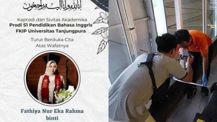 Fathiya Nur Eka, viral nasibnya tewas dari lantai 3 gym di Pontianak usai latihan di threadmill, jatuh mengarah ke jendela.