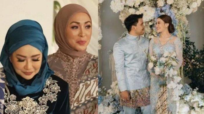 Reza Artamevia dan Angelina Sondakh tampak haru dalam acara lamaran Thariq dan Aaliyah Massaid
