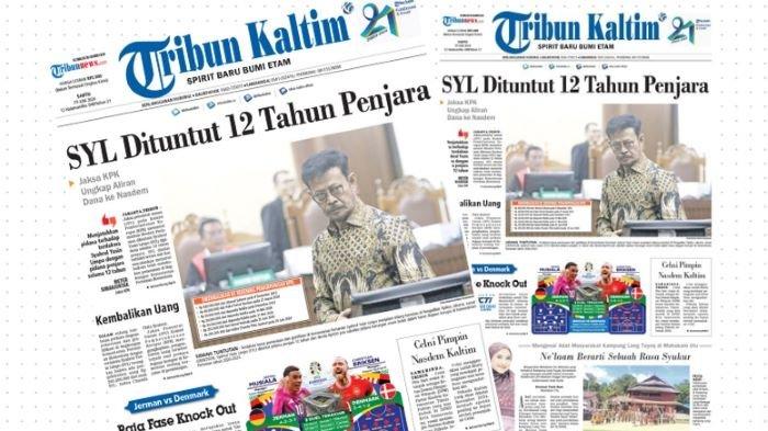 SYL dituntut pidana penjara 12 tahun dalam kasus dugaan korupsi di Kementerian Pertanian tahun 2020-2023.