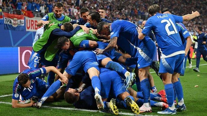Skuat Timnas Italia. Berikut prediksi skor Swiss vs Italia di babak 16 besar Euro 2024.