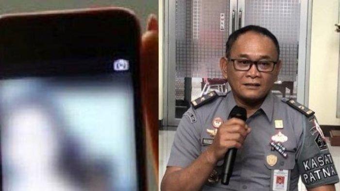 Kepala Divisi Pemasyarakatan (Kadivpas) Kanwil Kemenkumham DKI Jakarta, Tonny Nainggolan saat jumpa pers di Lapas Kelas I Cipinang, Kecamatan Cipinang Besar Utara (CBU), Jakarta Timur, Senin (1/7/2024) soal napi di lapas Cipinang lakukan love scamming, sebar foto gadis SMP tanpa busana.