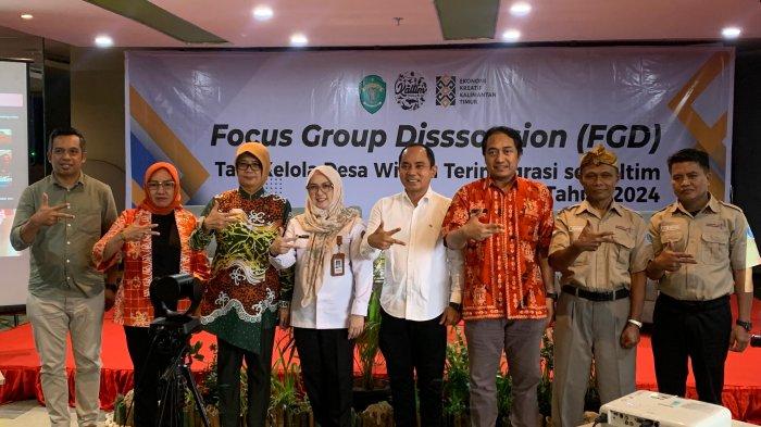 Focus group discussion (FGD), untuk membahas tata kelola desa wisata terintegrasi se-Kalimantan Timur, di MaxOne Hotel Balikpapan, Kalimantan Timur. TRIBUNKALTIM.CO/ARY NINDITA INTAN