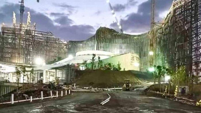 Kantor Presiden dengan kepak sayap Burung Garuda sepanjang 230 meter di IKN Kaltim. Berikut potret desain interior kantor presiden di Ibu Kota Negara Nusantara.