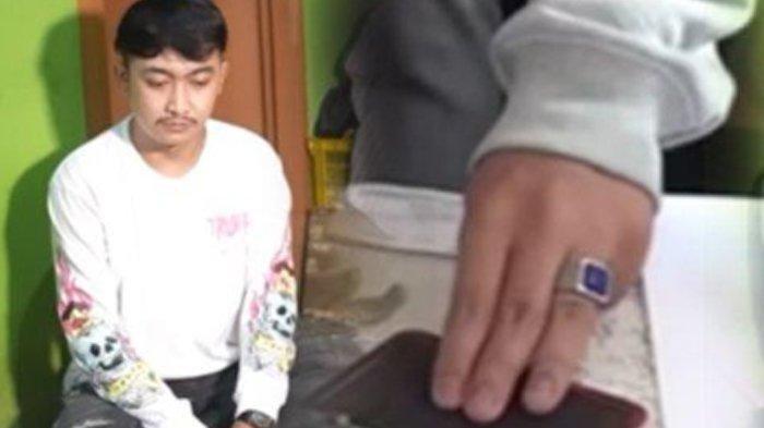 HASIL TES DNA - Ilustrasi Wajah Muram Pegi Setiawan Cianjur Usai Tes DNA