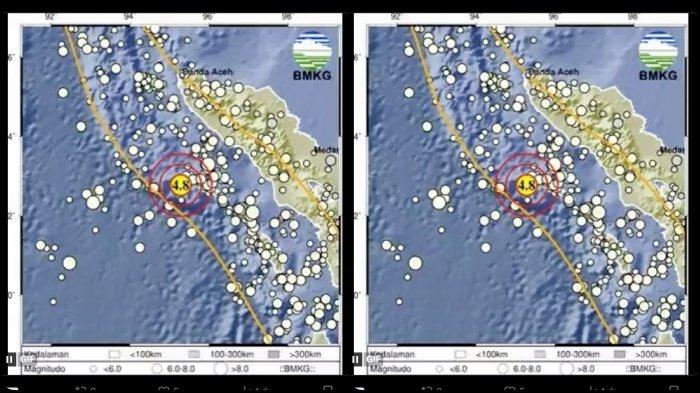 GEMPA HARI INI - Update gempa barusan yang mengguncang Sinabang, Aceh hari ini, Sabtu (13/7/2024). Simak informasi pusat gempa terkini dari BMKG.