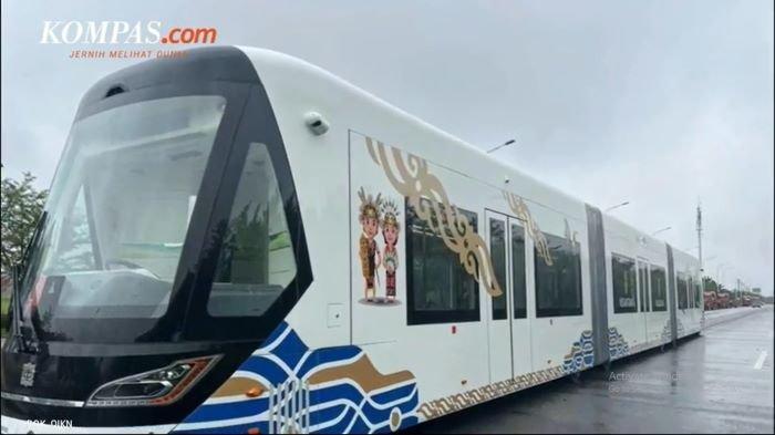 Autonomous Rail Transit (ART) atau Trem Otonom dijadwalkan tiba di Ibu Kota Nusantara Kaltim pada akhir Juli dan beroperasi pada Agustus 2024.