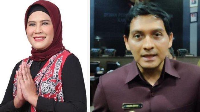Nina Agustina dan Lucky Hakim, bersaing di Pilkada Indramayu 2024, cek selengkapnya 2 hasil survei, siapa calon Bupati terkuat?