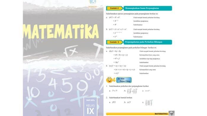 Soal Matematika kelas 9 SMP halaman 19, cek kunci jawabannya.