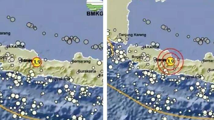 GEMPA 2 MENIT LALU - Gempa baru saja di Kuningan Jabar magnitudo 3.9, cek info BMKG.