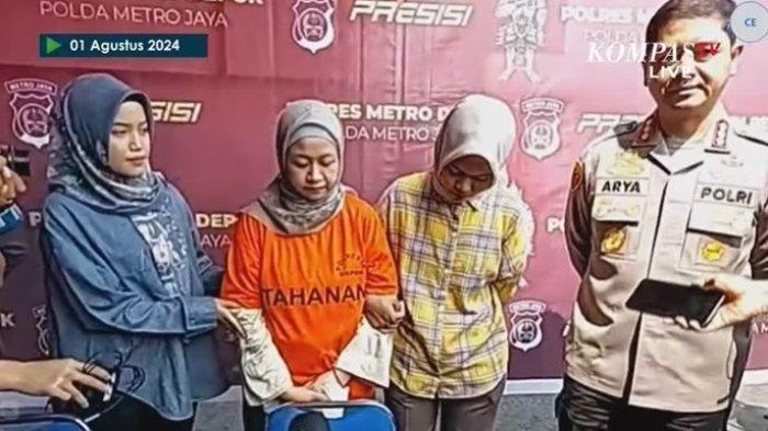 Tampang Meita Irianty yang kini ditetapkan menjadi tersangka dalam kasus penganiayaan terhadap dua balita berinisial MK (2) dan HW berumur 9 bulan di Wensen School Depok. Meita mengaku melakukan penganiayaan terhadap MK dan HW karena khilaf. Namun, polisi tidak percaya begitu saja dengan pengakuan tersangka.