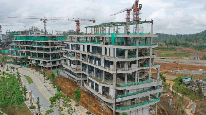 Gedung kantor Kemenko 3, salah satu tempat menginap peserta upacara HUT RI di IKN.