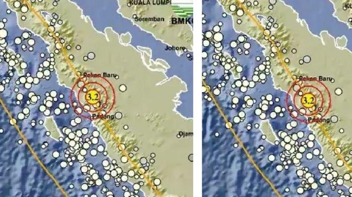 GEMPA 10 MENIT LALU - Gempa di Bukittinggi Sumatera Barat 10 menit yang lalu, cek info BMKG.