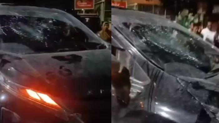 JUKIR PECAHKAN KACA - Juru parkir liar atau kerap disapat jukir kembali meresahkan masyarakat Samarinda pada Minggu (11/8/2024) malam.
