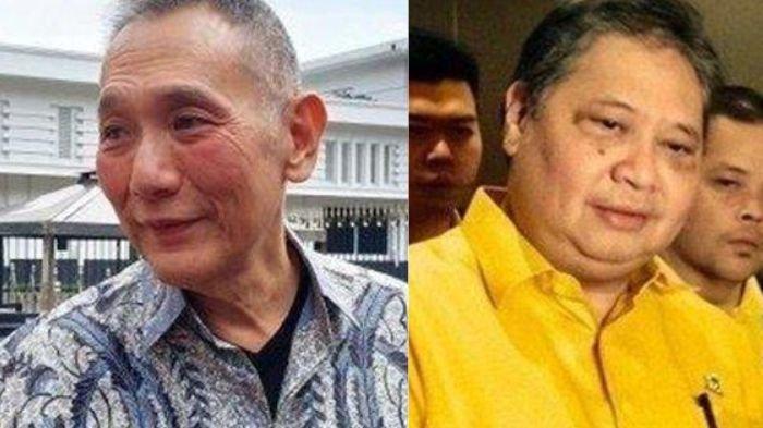 Jusuf Hamka (kiri) dan Airlangga Hartarto (kanan). Ikuti jejak Airlangga, Jusuf Hamka pilih mundur dari Golkar dan batal maju Pilkada 2024.