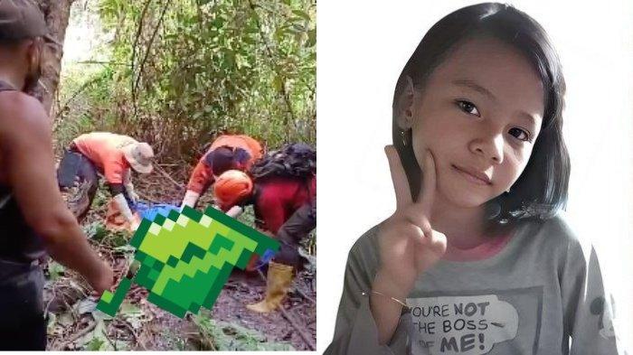 AMEL BOCAH KUBAR - Lokasi ditemukannya jenazah Amel, bocah Kubar yang sempat dilaporkan hilang. Kanan: Foto Amelinda Sari yang biasa disapa Amel semasa masih hidup. Berikut 5 fakta terbaru kematian Amel, jasad bocah Kubar ditemukan tanpa kaki kiri. Penjelasan polisi terkait Amel yang sebelumnya dilaporkan hilang