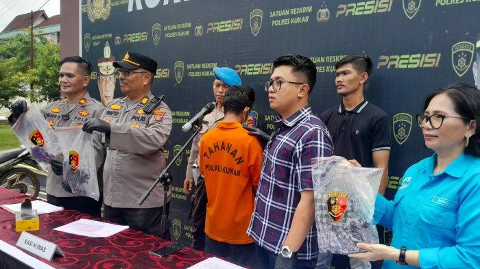 Polres Kukar berhasil mengungkap kasus penculikan tiga anak - anak yang merupakan kakak beradik di Kecamatan Kenohan.TRIBUNKALTIM.CO/MITHA AULIA ANGGRAINI