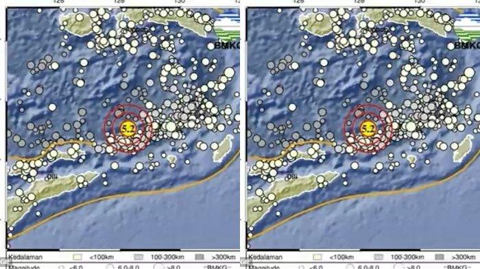 Gempa di Maluku hari ini.