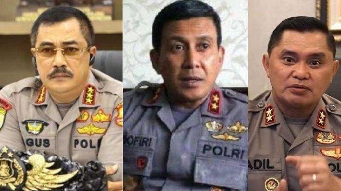 Komjen Agus Andrianto, Komjen Ahmad Dofiri, Komjen Fadil Imran. Berikut daftar jenderal bintang 3 calon Kapolri di kabinet Prabowo-Gibran