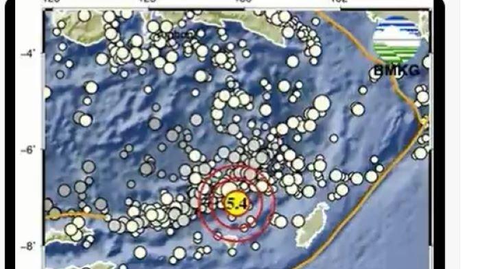 GEMPA TERKINI MALUKU - Baru Saja! simak info BMKG Gempa Tanimbar hari ini dan pusat gempa terkini 2 menit yang lalu Maluku.