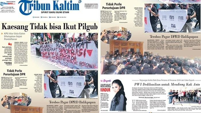 HL Tribun Kaltim hari ini.