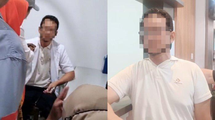 Kolase foto oknum dokter berinisial FT yang diduga melakukan pelecehan seksual secara fisik terhadap salah seorang pasiennya yang merupakan seorang wanita.TRIBUNKALTIM.CO/HO