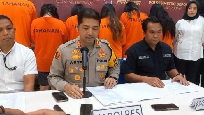 Polres Metro Depok berhasil mengamankan delapan pelaku perdagangan bayi
