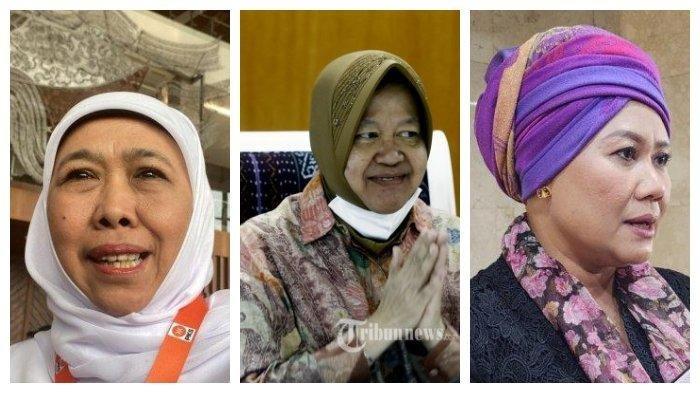 Tiga 'srikandi' menjadi cagub di Pilkada Jatim 2024. Mereka adalah mantan Gubernur Jatim, Khofifah Indar Parawansa; Menteri Sosial (Mensos), Tri Rismaharini; dan anggota DPR dari Fraksi PKB, Luluk Nur Hamidah. Adu harta kekayaan Khofifah Indar Parawansa, Tri Rismaharini, dan Luluk Nur Hamidah.