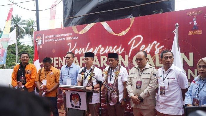 Para Cagub Sultra yang maju dalam Pemilihan Gubernur di provinsi tersebut.