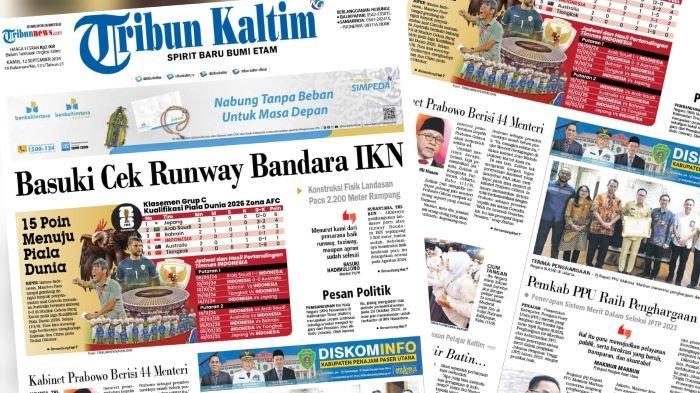 Tribun Kaltim Hari Ini 12 September 2024. Basuki cek runway Bandara IKN Kaltim, konstruksi fisik landasan pacu 2.200 Meter rampung