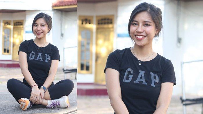 Indah Furnama, warga Balikpapan, Kalimantan Timur memberikan tips untuk mengurangi berat badan. TRIBUNKALTIM.CO/DWI ARDIANTO