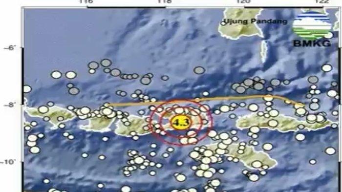 Gempa hari ini di Dompu NTT.