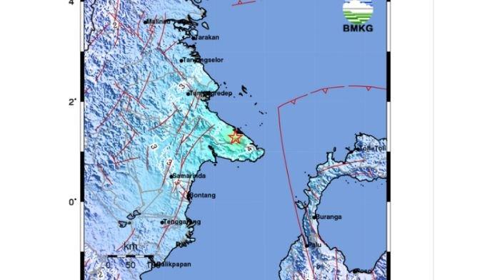 Gempa lagi di Berau, magnitudo 5.6. Sebelumnya, gempa guncang Berau dengan magnitudo 4.1, cek info BMKG selengkapnya.