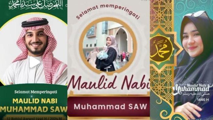 TEMPLATE MAULID NABI 2024 - Template CapCut gratis untuk ucapkan Maulid Nabi Muhammad, pasang foto ke twibbon video dan bagikan ke IG atau WA.