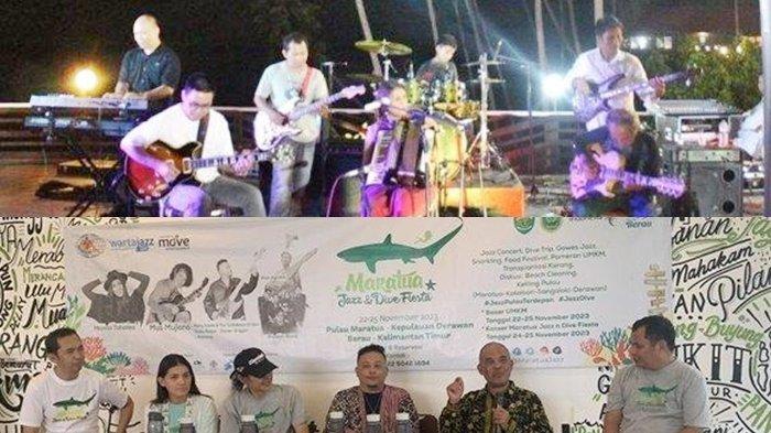 MARATUA JAZZ 2024 - Ilustrasi konser Maratua Jazz tahun-tahun sebelumnya. Maratua Jazz akan diselenggarakan di Kabupaten Berau, Provinsi Kalimantan Timur. Event ini akan melibatkan semua pihak, termasuk industri kreatif di lokal. 