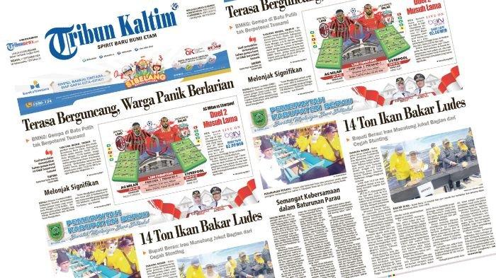 TRIBUN KALTIM HARI INI - Edisi Selasa, 17 September 2024. Membahas salah satunya soal gempa di Berau yang membuat warga panik berlarian.