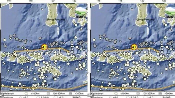 Gempa hari ini di Bima NTT.