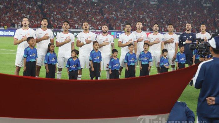 Potret Timnas Indonesia saat bersua Australia di Kualifikasi Piala Dunia 2026. 
