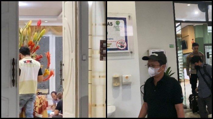 PENGGELEDAHAN KPK DI SAMARINDA - Penggeledahan KPK di rumah mantan Gubernur Kaltim, Awang Faroek Ishak. Kanan: penggeledahan kantor Dinas Penanaman Modal dan Pelayanan Terpadu Satu Pintu (DPMPTSP) Provinsi Kalimantan Timur.
