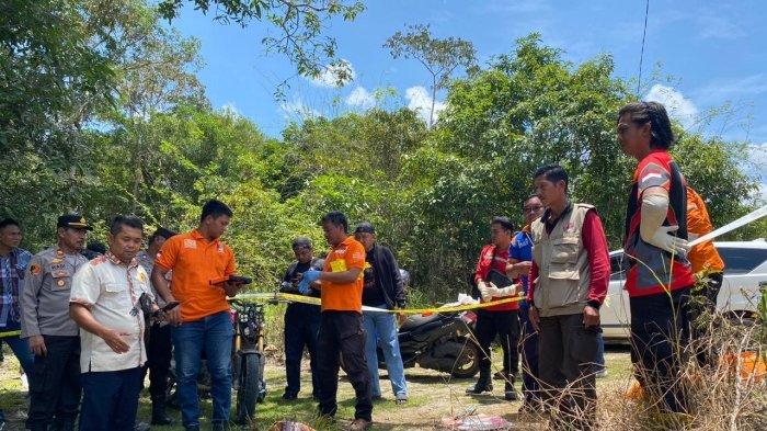 MAYAT DI DANAU KENOHAN, KUBAR - Mayat laki-laki yang ditemukan di Danau Kenohan, Melak, Kubar, Kamis (26/9/2024).