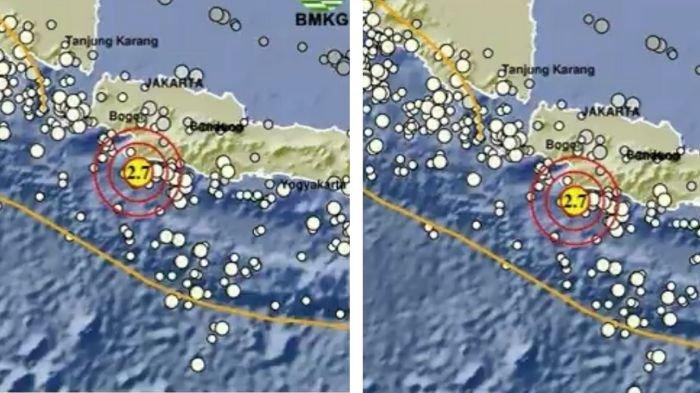 GEMPA HARI INI - Gempa terkini mengguncang Sukabumi Jawa Barat magnitudo 2.7, cek info BMKG.