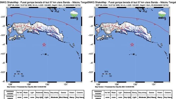 Gempa di Maluku hari ini.