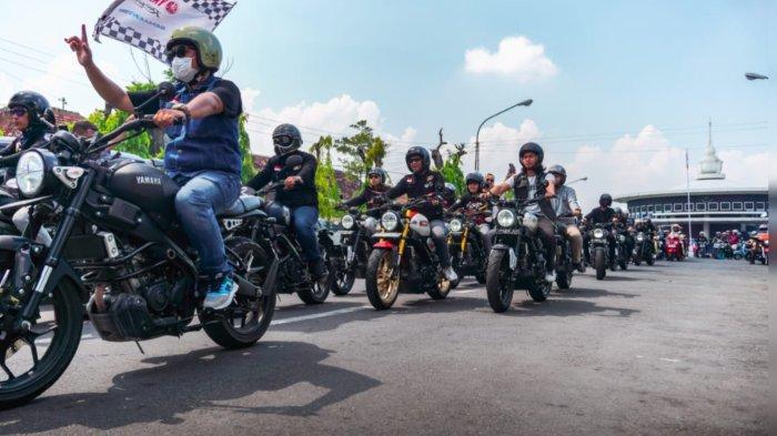 Yamaha mengajak seluruh pengguna setia XSR 155 dan pecinta motor custom di Yogyakarta  city melalui rolling city Yamaha XSR Motoride