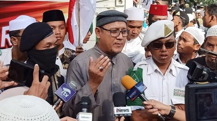 Edi Mulyadi di Kawasan Patung Kuda, Jakarta Pusat, Jumat (21/2/2020).