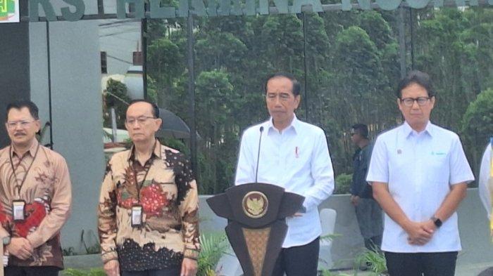 Presiden Republik Indonesia, Joko Widodo (Jokowi), meresmikan Rumah Sakit (RS) Hermina Nusantara yang berlokasi di Ibu Kota Nusantara atau IKN Nusantara, Provinsi Kalimantan Timur pada Jumat (11/10/2024). 