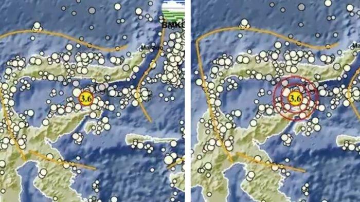 GEMPA 2 MENIT LALU - Gempa terkini guncang Bonebolango Gorontalo magnitudo 3.6, cek info BMKG.